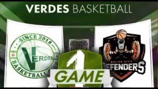 BELIZE NEBL VERDES vrs DEFENDERSp1 [upl. by Leonidas]