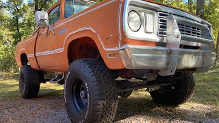 ‘78 Power Wagon Dana 44 Rebuilt [upl. by Eneluqcaj]