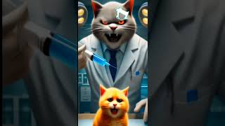 The cat is very ill  injection cat ai Video cat music mycat justcats talkingcats catscountdo [upl. by Atrahc]