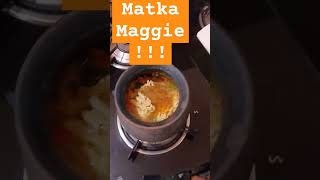 make maggi on clay pot to not feel heaviness after eating itmaggi claypot [upl. by Thgirw]