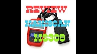 ReviewMaxiScan MS309 CAN OBDII Diagnostic Code Scanner [upl. by Norma]