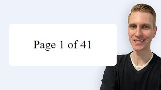 Print Page Numbers on Page When Printing in HTML [upl. by Zul]