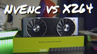 Nvidias RTX NvEnc is beyond impressive GPU encoding explanation x264 Medium Comparison [upl. by Llehsyar]