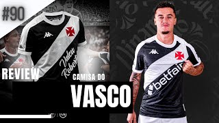 Review  Camisa do Vasco  Home 2425 90 [upl. by Ollehto]