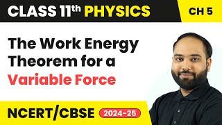 The Work Energy Theorem for a Variable Force  Class 11 Physics Chapter 5  CBSE 202425 [upl. by Ralleigh]