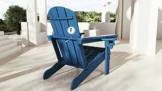 Reclining Adirondack Chair Assembly Guide A041046001 [upl. by Nea889]