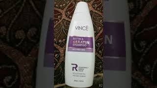 Vince biotin amp keratin shampoo review [upl. by Elatnahs]