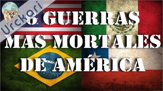 TOP 6 Guerras Mas Mortales de América [upl. by Ennovoj677]