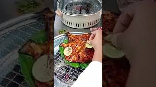 Tandoori Pomfrettrending food superhyderabadichef hyderabadtelangana viralvideo streetfood yt [upl. by Yelrah]