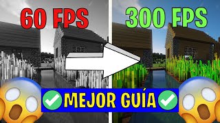 La MEJOR GUIA de CONFIGURACIÓN en Minecraft 2024 ✅ Aumentar FPS Reducir LAG Optimizar PC [upl. by Feinstein]