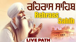 Rehras Sahib Read Along Path  Nitnem Bhai Manpreet Singh Ji Kanpuri  Shabad Gurbani Kirtan Live [upl. by Enilaf]