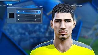 Face Achraf Hakimi Borussia DortmundMarrocos Pes 2013 [upl. by Townie920]