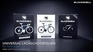 Lackschutzfolie Fahrrad  Bike Tutorial  Anleitung von Blackshell  DIY Fahrrad bekleben [upl. by Georgena996]