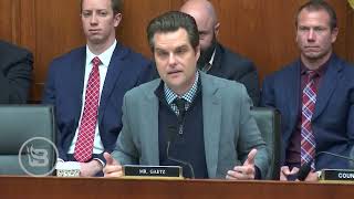 Matt Gaetz WRECKS Public Safety Official Over OUTOFCONTROL Crime [upl. by Austina327]