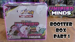 Unified Minds Booster Box Opening Pt 1 [upl. by Terces]