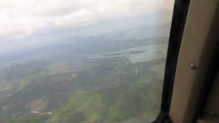 Cockpit view Boeing 767 take off from Phuket [upl. by Orozco]