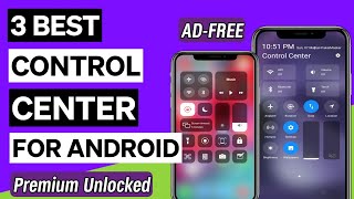 3 Best Control Center Apps For Android  MIUI 13 Control Center [upl. by Aztinay239]