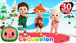 Jingle Bells Dance Party with Nina and JJ  Cocomelon Nursery Rhymes for Kids [upl. by Dennet]