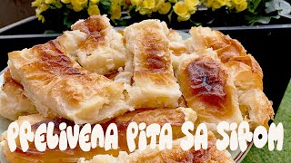 Prelivena pita sa sirom  Pie with Cheese  CooKing Recepti [upl. by Falito]