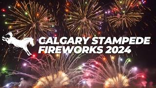 Calgary Stampede Fireworks 2024 in 4K [upl. by Hesta21]