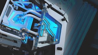 OMG this Watercooled RTX 3080 Gaming PC is BEAUTIFUL  Benchmarks [upl. by Stalk655]