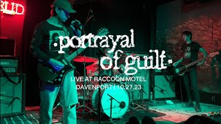 Portrayal of Guilt Full Set Live at Raccoon Motel Davenport 102723  Death in the Midwest [upl. by Nothgierc]