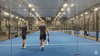 Padel Div 1 WAP LKPG  BBrahim Löfqvist vs Harring Fogel  Set 2 63  240130 [upl. by Koslo]