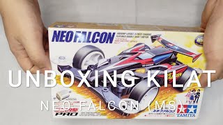 UNBOXING KILAT  NEO FALCON MS CHASSIS TAMIYA 18617 [upl. by Noli]