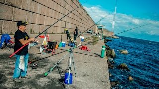 Iniciacion a la pesca de surfcasting [upl. by Meingolda]