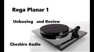 Rega Planar 1 unboxing and review [upl. by Ahsetal18]