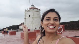 Aguada Fort  North Goa Tourist Places  Goa Vlog [upl. by Jasisa]