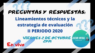 56 Lineamientos técnicos y la estrategia de evaluación  MEP [upl. by Rabkin581]