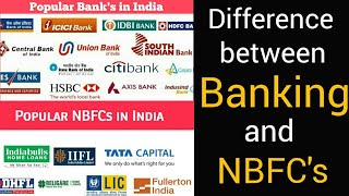 Difference between banks and non banking financial company [upl. by Lien]