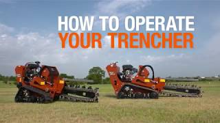 Trenching With the Ditch Witch® C16X and C24X [upl. by Yenwat]