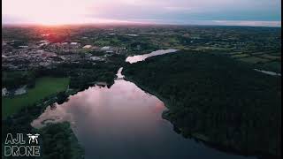 Lough Muckno Castleblayney Co Monaghan  AJL Drone [upl. by Anaahs]