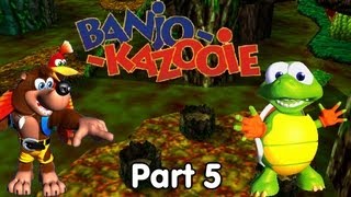 Lets Play Banjo Kazooie  5 The Harmonies of the Swamp [upl. by Skell]