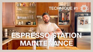 Cleaning Your Espresso Machine amp Coffee Grinder Profitec Go and Niche Zero [upl. by Malvin327]