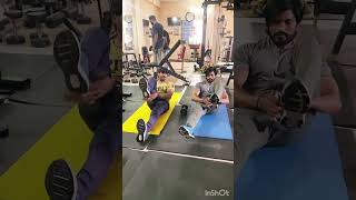 ABS workout 💪 golds Gym palamaner motivation fitnessmotivation fitness latestnews [upl. by Acinnor804]