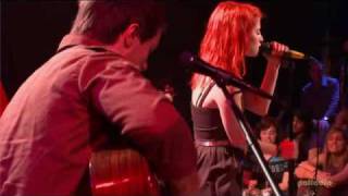 Paramore  Misery Business MTV Unplugged [upl. by Mctyre]