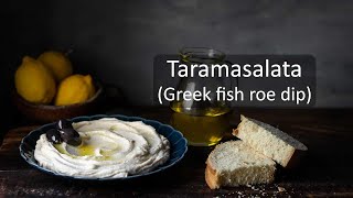 Taramasalata Greek fish roe dip [upl. by Nerreg47]