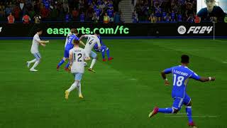 Leicester City vs My reactions and comments gameplay EA Sports FC 24 [upl. by Enoval]