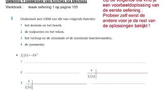 4ASO4  elementaire functies  oefeningen transformaties deel 1 [upl. by Eimma]