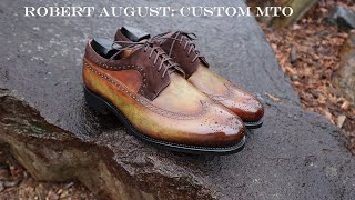 Robert August Longwings get a Custom Fall Leaves Patina Special MTO [upl. by Lahcar]