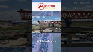 ElMetroAvanza  SabíasQue las dovelas se elevan por medio de las vigas lanzadoras traídas de China [upl. by Etnelav]