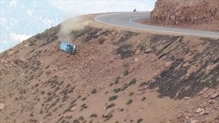 Jeremy Foleys crash at the 2012 Pikes Peak International Hill Climb  Multiple Angles [upl. by Grigson]