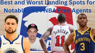 Best and Worst Landing Spots for Notable 2024 NBA Free Agents [upl. by Dyann]