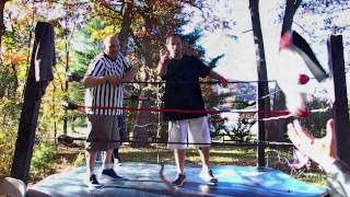 DOMINATING BACKYARD WRESTLING November to Remember WEC Match [upl. by Yebba]