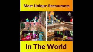 Most unique Restaurants In The World  दुनिया के सबसे अनोखे रेस्टोरेंट  onlogy onlogyworld [upl. by Gaylene]