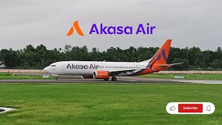 Landing  Akasa Air  At cochin international airport [upl. by Elad336]