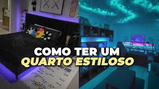 Como ter um QUARTO ESTILOSO gastando POUCO [upl. by Eninaej]